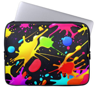 Housse Pour Ordinateur Portable L'Art Liquide : Dynamique et Vibrant