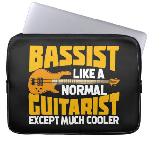 Housse Pour Ordinateur Portable L'Art Musical Est Assaisonné Comme Un Guitariste N