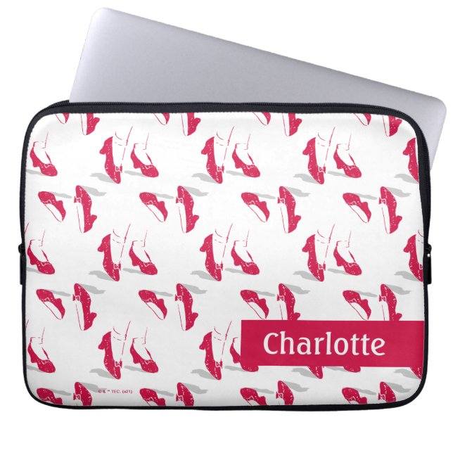 Housse Pour Ordinateur Portable L'Assistant D'Oz™ | Motif Ruby Slippers™ (Devant)