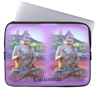 Housse Pour Ordinateur Portable lavande aura buddha