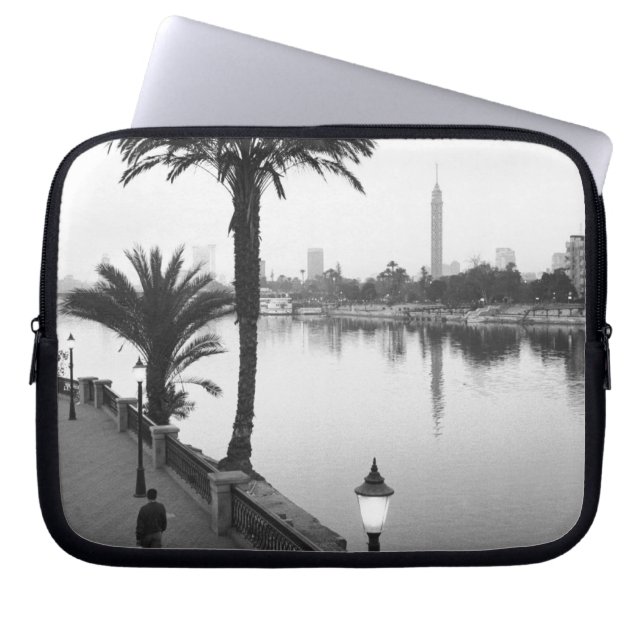 Housse Pour Ordinateur Portable Le Caire Égypte, le long du Nil (Devant)