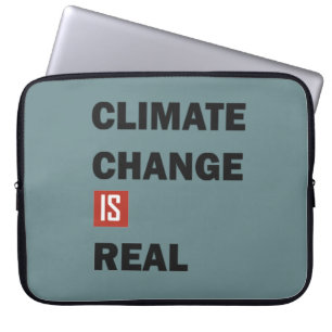Housse Pour Ordinateur Portable Le changement climatique est une réelle conscience