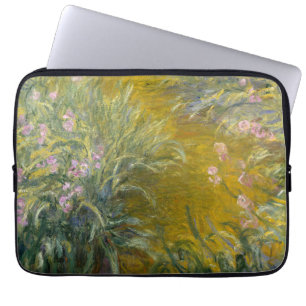 Housse Pour Ordinateur Portable Le chemin à travers les Irises - Claude Monet