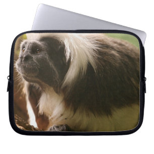 Housse Pour Ordinateur Portable Le coton a complété le singe de Tamarin