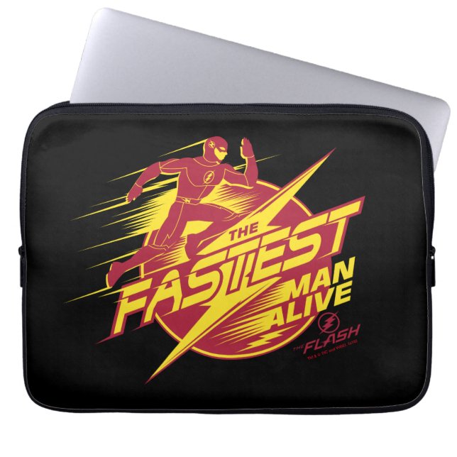 Housse Pour Ordinateur Portable Le Flash | L'Homme Le Plus Rapide Vit (Devant)