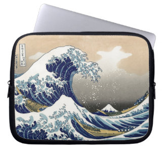 Housse Pour Ordinateur Portable Le grand 神奈川沖浪裏 de vague