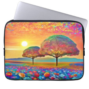 Housse Pour Ordinateur Portable Le kaléidoscope de Sunset Nature