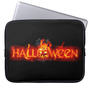 Housse Pour Ordinateur Portable Le lettrage de SlipperyJoe's Halloween massivement
