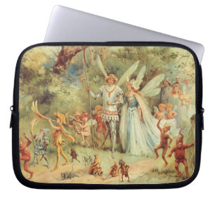 Housse Pour Ordinateur Portable Le Mariage de Thumbelina et du Prince, Contes de F