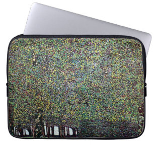 Housse Pour Ordinateur Portable Le Parc par Gustav Klimt, Art Nouveau vintage
