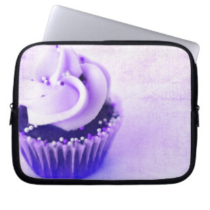Housse Pour Ordinateur Portable Le petit gâteau vintage pourpre arrose