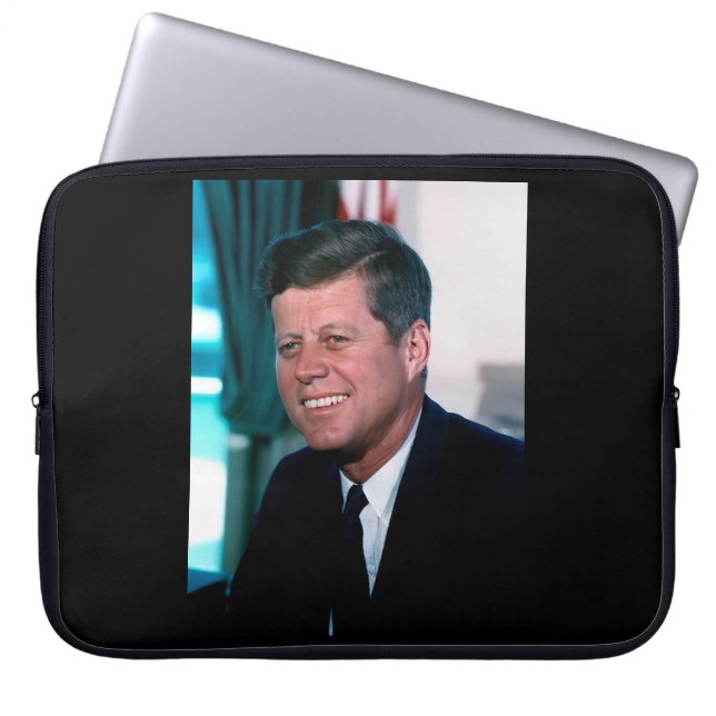 Housse Pour Ordinateur Portable Le président américain John F. Kennedy au bureau o (Devant)