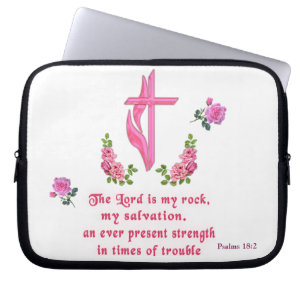 Housse Pour Ordinateur Portable Le Seigneur est mon rocher