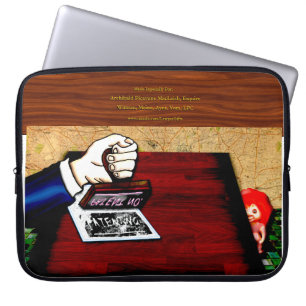 Housse Pour Ordinateur Portable Le troll des brevets (personnalisé)