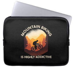 Housse Pour Ordinateur Portable Le VTT Est Très Addictif