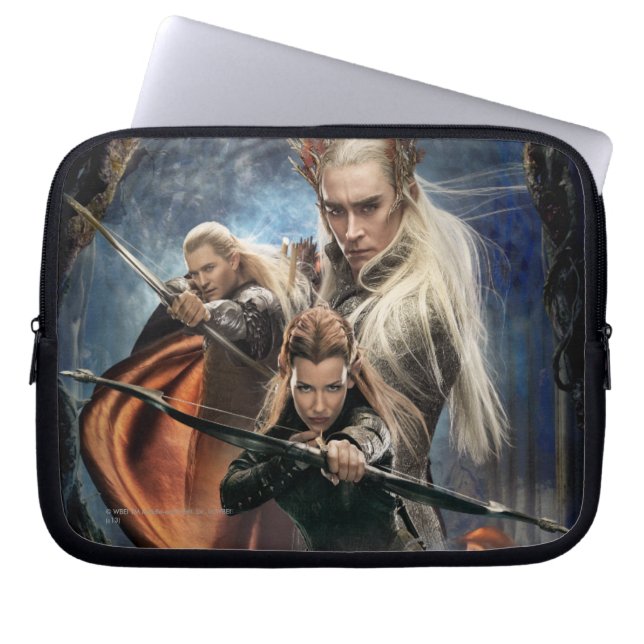 Housse Pour Ordinateur Portable LEGOLAS GREENLEAF™, TAURIEL™ et Thranduil (Devant)