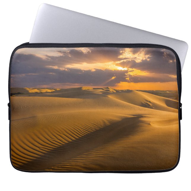 Housse Pour Ordinateur Portable Les déserts | Paysage des dunes de sable (Devant)