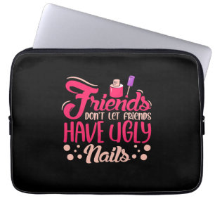 Housse Pour Ordinateur Portable Les Grands Amis Ont Des Ongles Vilains