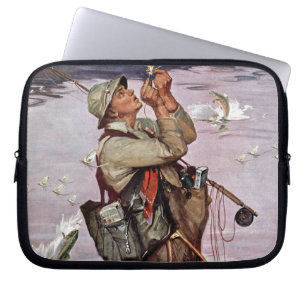 Housse Pour Ordinateur Portable Les poissons sautent