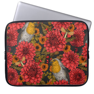 Housse Pour Ordinateur Portable Les Robins de l'auccle garden