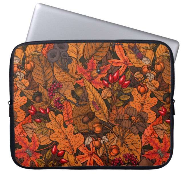 Housse Pour Ordinateur Portable Les trésors d'automne (Devant)
