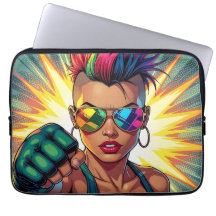 Lesbienne LGBT Mohawk Uppercut Pop Art