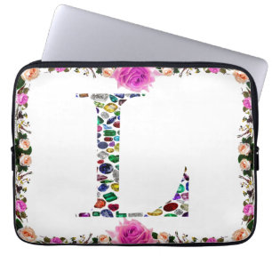 Housse Pour Ordinateur Portable Letter L monogram