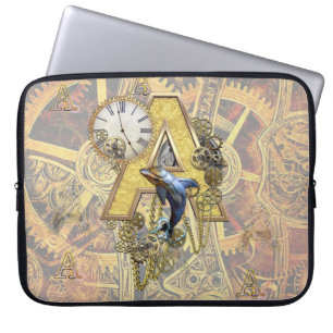 Housse Pour Ordinateur Portable Lettre majuscule A alphabet-monogramme