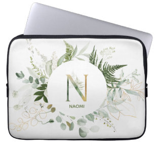 Housse Pour Ordinateur Portable LETTRE MONOGRAPHIQUE N Sapeur de l'ordinateur port
