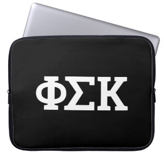 Housse Pour Ordinateur Portable Lettres Phi Sigma Kappa