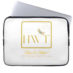 Housse Pour Ordinateur Portable Lève-toi et prospère ! Dossier de poche Gold Colle