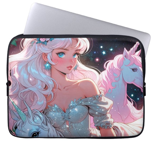 Housse Pour Ordinateur Portable Licorne Anime  (Devant)