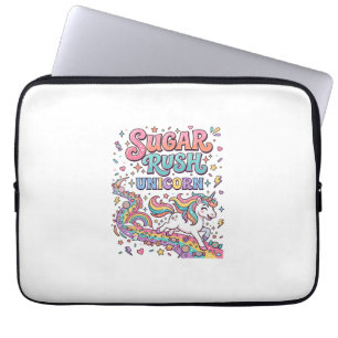 Housse Pour Ordinateur Portable Licorne Sugar Rush Licorne Kawaii Place de marché