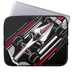 Housse Pour Ordinateur Portable Lignes de vitesse de voiture de course de formule