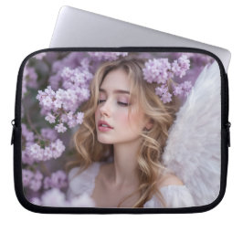 Housse Pour Ordinateur Portable Lilac Dreams - Serene Spring Angel