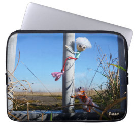 Housse Pour Ordinateur Portable L'imagination de Fubby, en fuite pour un animal.