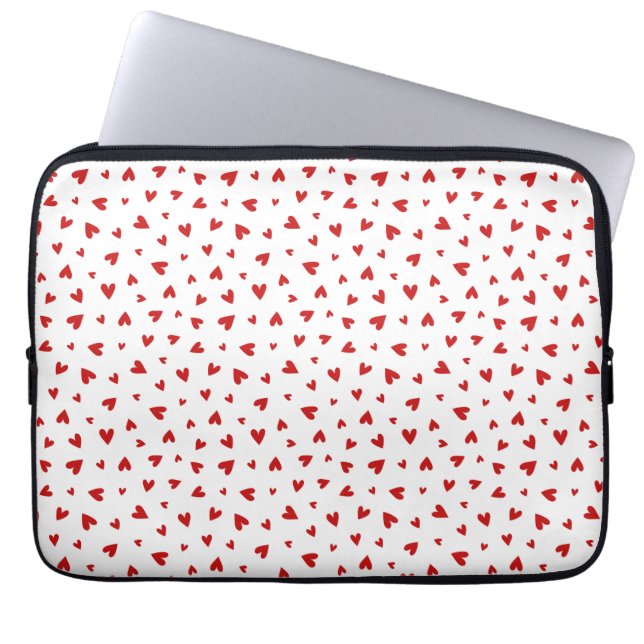 Housse Pour Ordinateur Portable Little Valentine Hearts (Devant)