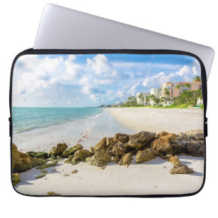 Housse Pour Ordinateur Portable Littoral Naples Pier, sud-ouest de la Floride