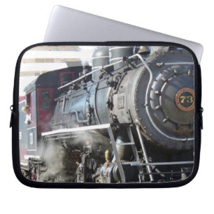 Housse Pour Ordinateur Portable Locomotive à vapeur vintage