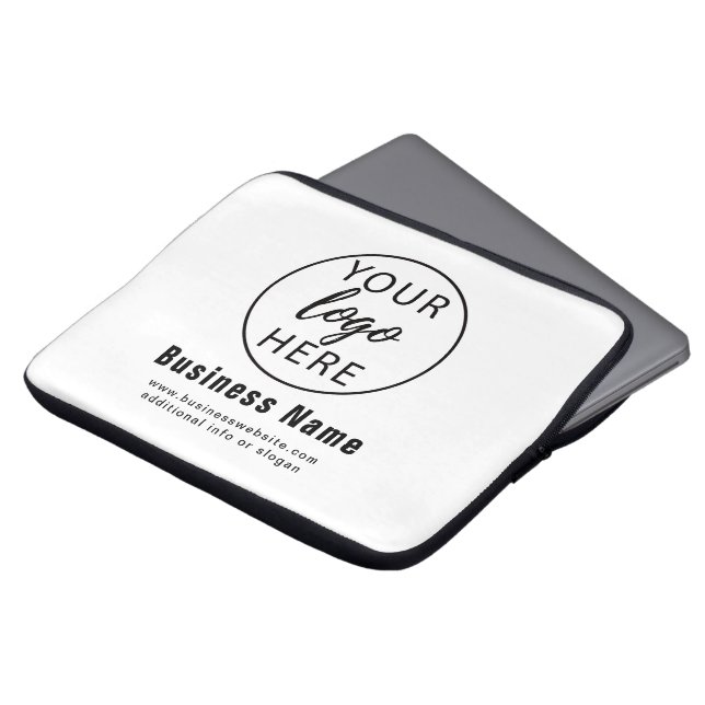Housse Pour Ordinateur Portable Logo d'entreprise personnalisé (Devant haut)