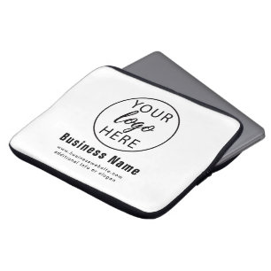 Housse Pour Ordinateur Portable Logo d'entreprise personnalisé simple