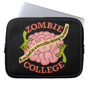 Housse Pour Ordinateur Portable Logo Funny Zombie College