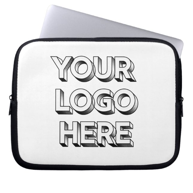 Housse Pour Ordinateur Portable Logo ici (Devant)