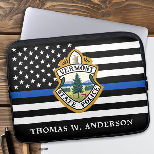 Housse Pour Ordinateur Portable Logo personnalisé du service de police Police