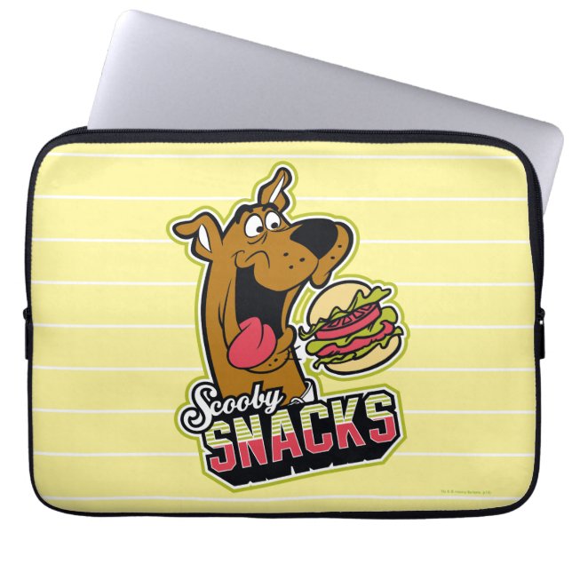 Housse Pour Ordinateur Portable Logo Scooby-Doo "Scooby Snacks" (Devant)
