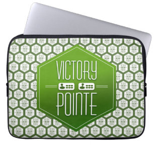Housse Pour Ordinateur Portable Logo Tout-En-Dessus Victory Pointe