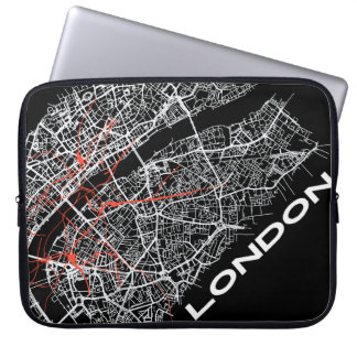 Housse Pour Ordinateur Portable London mapped laptop bags