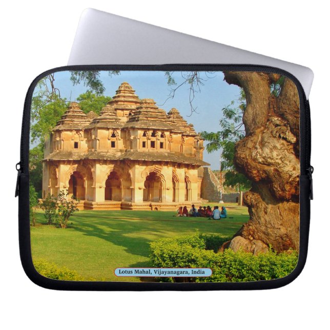 Housse Pour Ordinateur Portable Lotus Mahal, Vijayanagara, Inde (Devant)