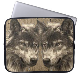 Housse Pour Ordinateur Portable Loup à manches pour ordinateur portable
