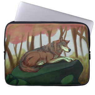 Housse Pour Ordinateur Portable Loup européen